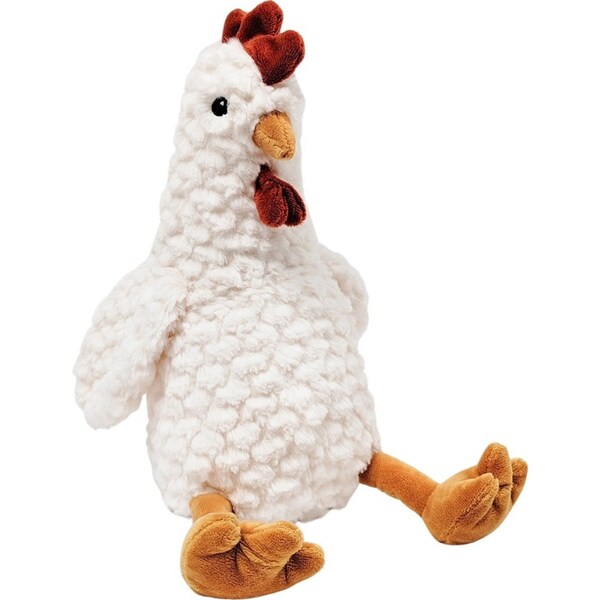 Urban Products Plush Hen Kids/Childrens Soft Toy Pretend Play White 36cm 0m+