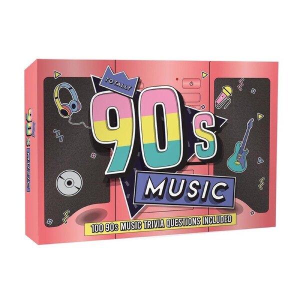 100pc Gift Republic Totally 90s Music Trivia Question Cards Deck Set Party Game