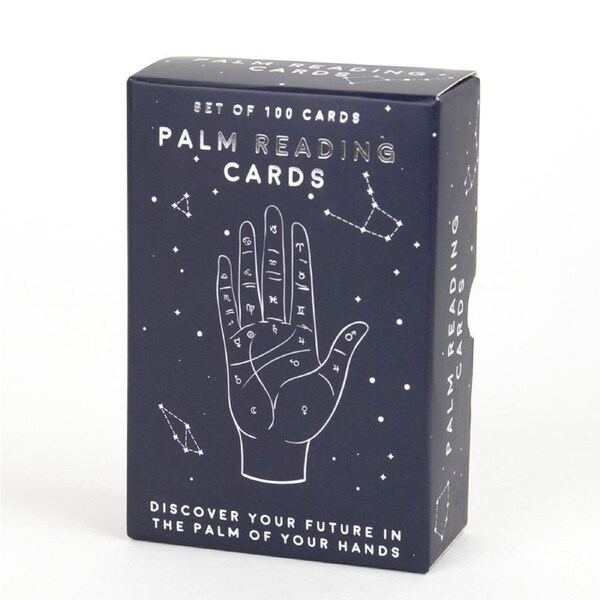 100pc Gift Republic Palm Reading Card Deck Set Fortune Telling Interpretation