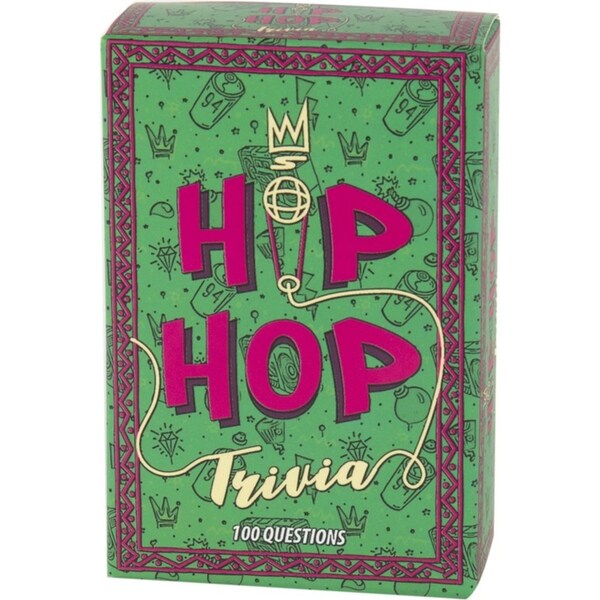 100pc Gift Republic Hip Hop Trivia Question Cards Knowledge Quiz Party Game Deck