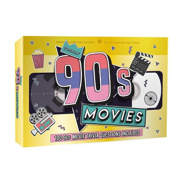 100pc Gift Republic Totally 90s Movie Trivia Question Cards Deck Set Party Game