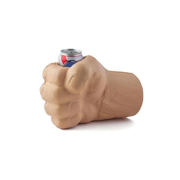 BigMouth Inc. The Beast Giant Fist Drink Kooler Can/Bottle Holder Storage Beige