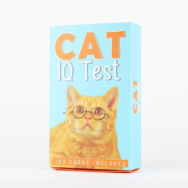 100pc Gift Republic Cat IQ Test Pet Trivia Question Cards Set Challenge Deck