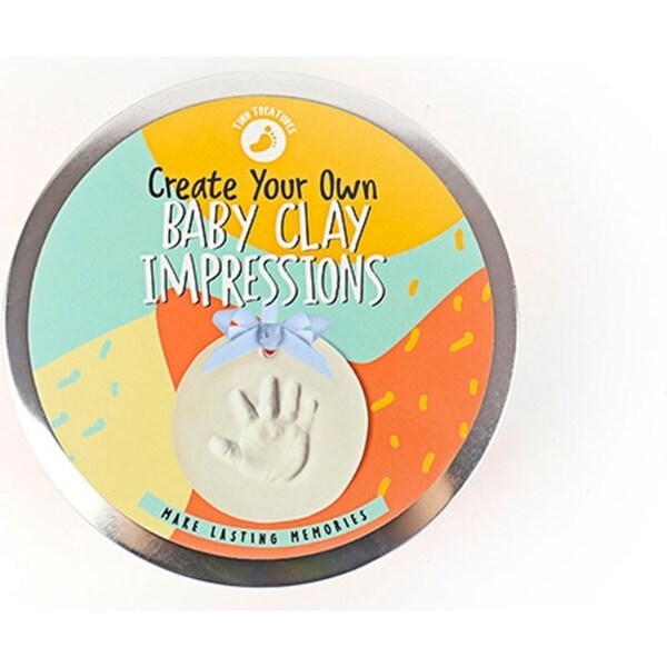 Gift Republic 3D Baby Clay Impressions Foot/Hand Print Toddler Keepsake DIY Kit