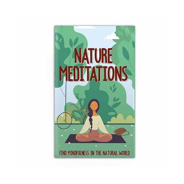 Gift Republic Nature Meditation Cards Set Outdoor Self-Care Flashcards Pack
