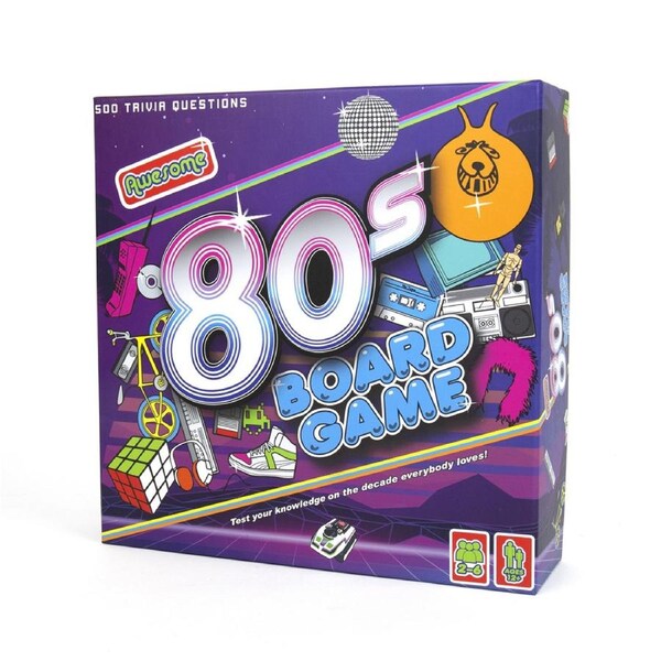 Gift Republic Awesome 80's Board Game Question Trivia Party Kids/Family 12y+