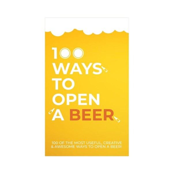 100pc Gift Republic Ways To Open A Beer Bottle Cards Deck Set Family Party Game