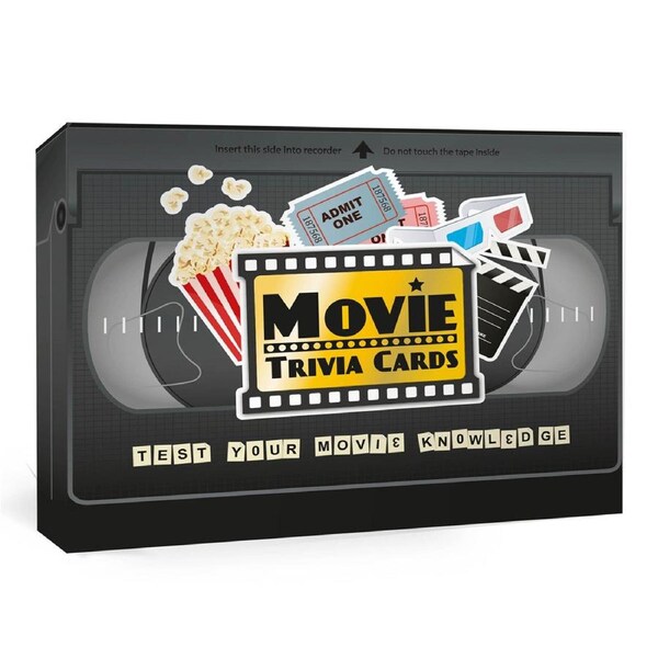 Gift Republic Movie Trivia Cards Party Game Set Cinema Knowledge Question Deck