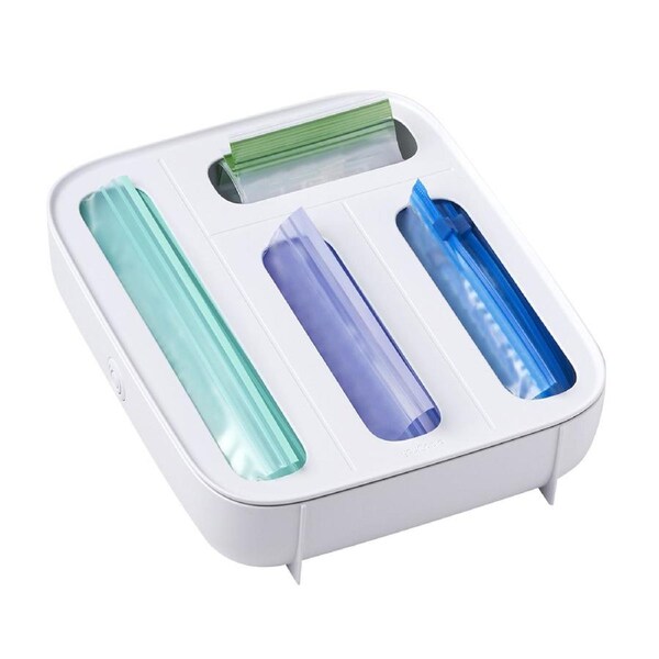 Youcopia Storabag 4 Slot Food Bag Dispenser Organiser w/ Labels 26x31x7cm