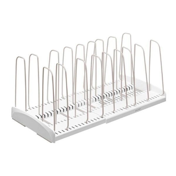 Youcopia Storemore Expandable Cookware Storage Organiser Rack 55x24x21cm