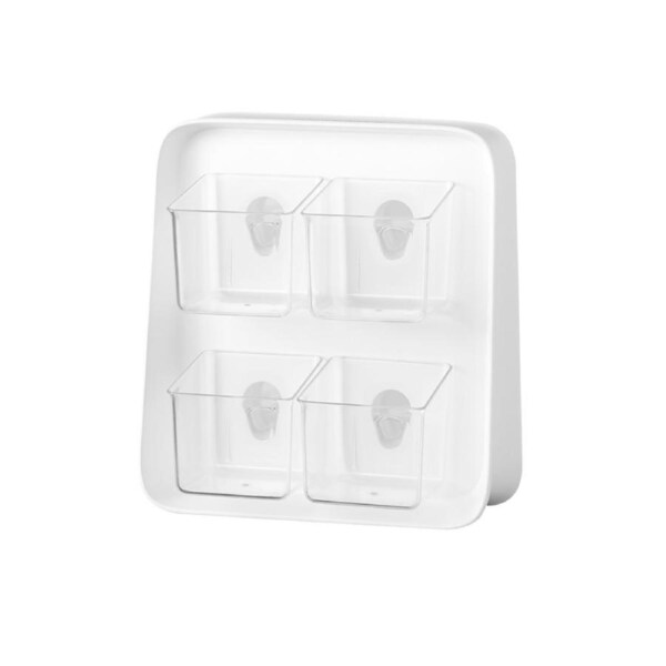 Youcopia Teastand Tea Bag Storage Organiser w/ Removable Bins 20x16x21cm