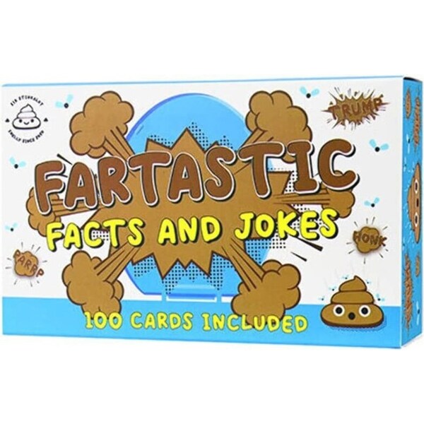 100pc Gift Republic Fartastic Facts & Jokes Cards Set Kids Adult Party Fun Game