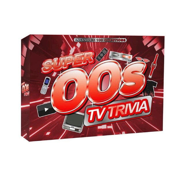 100pc Gift Republic Super 00s TV Trivia Cards Question Party Family Game Deck