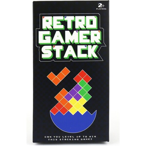 Gift Republic Retro Gamer Stack Kids/Children Building Stacking Family Game Play