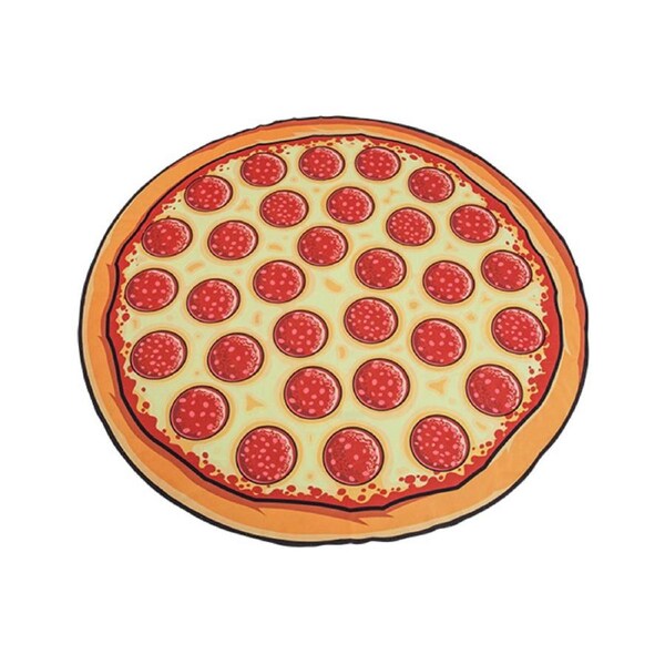 BigMouth Inc. 152cm Gigantic Pizza Beach Blanket Outdoor Pool Travel Mat Round