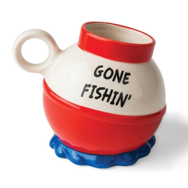 BigMouth Inc. 591ml Ceramic The Gone Fishin Coffee Mug Cup w/ Handle Drinkware