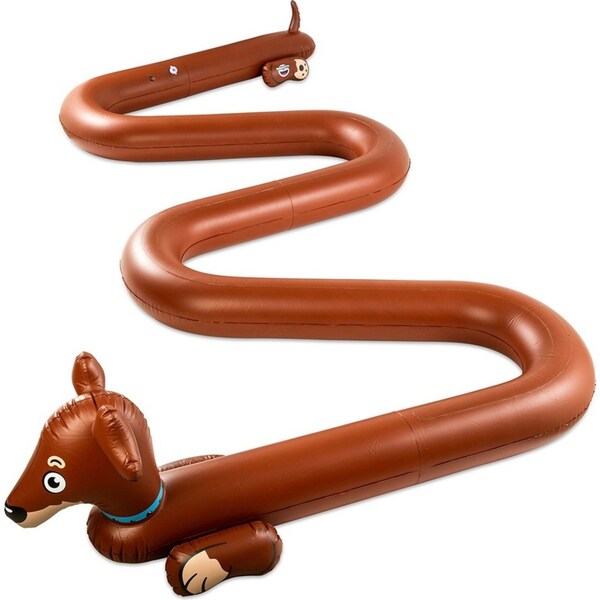 BigMouth Inc. Inflatable Weiner Dog Water Sprinkler Kids Outdoor Garden Toy