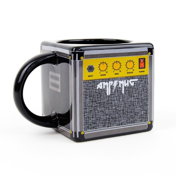Gift Republic Amp Mug Coffee/Tea Amplifier Milk Cup w/ Handle Novelty Drinkware