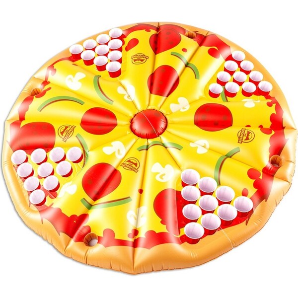 BigMouth Inc. Inflatable Double Pizza Pong Floating Swimming Pool Fun Play Game