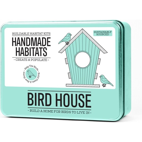 Gift Republic Handmade Habitats Bird House Kids/Children Colouring Art Craft Kit