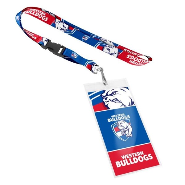 Western Bulldogs AFL Lanyard with Breakaway Swivel Hook