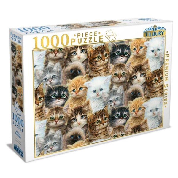 Tilbury Kitten Collage 1000 Piece Jigsaw Puzzle