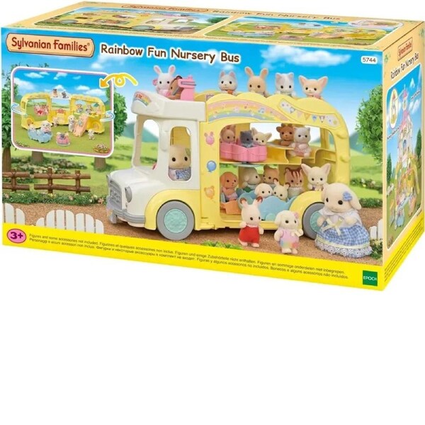 Sylvanian Families - Rainbow Fun Nursery Bus