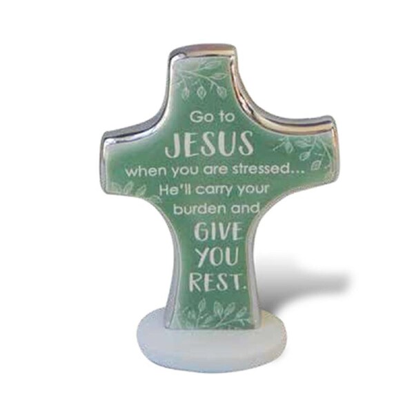 Bedtime Prayer Cross - Jesus Give You Rest