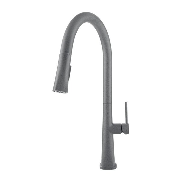 ACA Kitchen Mixer Tap DR Brass Pull Out Laundry Sink Swivel Spout Basin Faucet Granite Grey