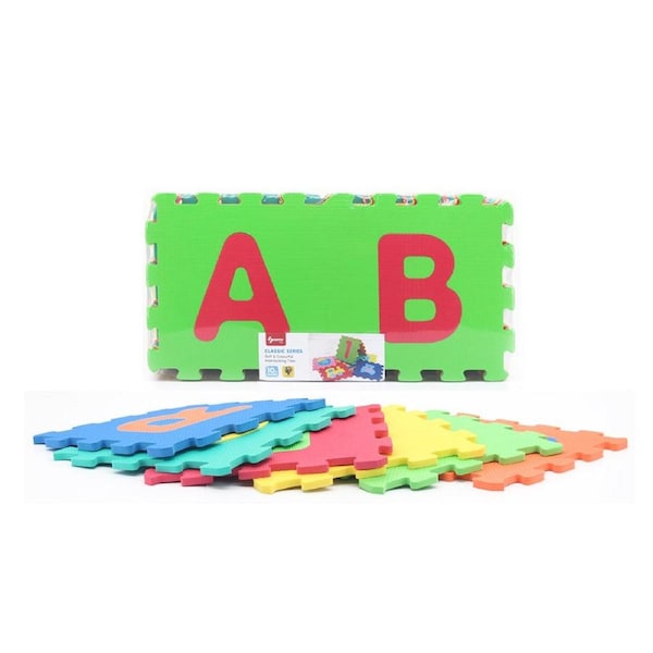 Kids EVA Foam Alphabet Number Floor Play Mats Tiles 30 x 30cm 36pcs
