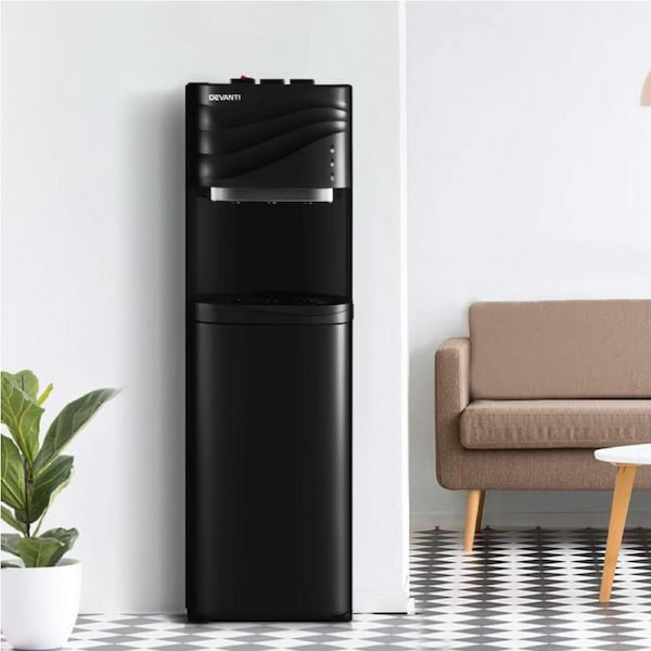 1X Devanti Water Cooler Dispenser Bottom Load Black
