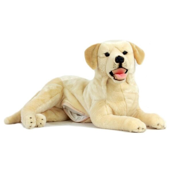 Bocchetta Plush Toys - Dog Labrador - XL Bella Belly Pouch 60cm