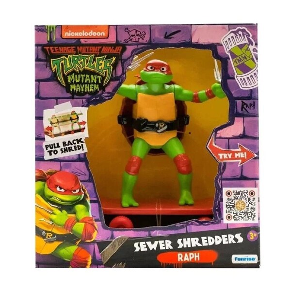 Teenage Mutant Ninja Turtles Mutant Mayhem Sewer Shredders Raph (Raphael)