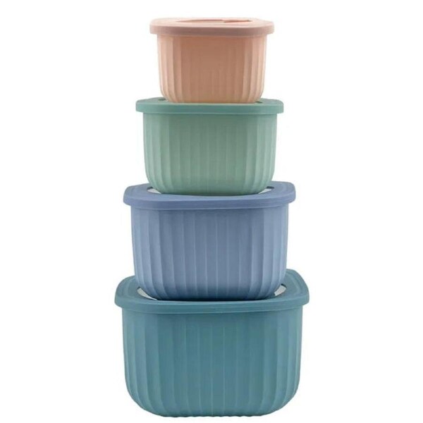 Cook Easy 4PC Square Nested Food Storage Set