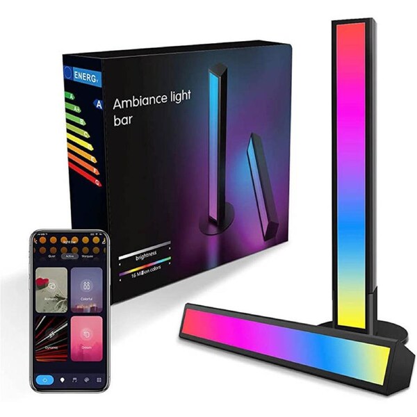 Catzon Smart Atmosphere Light Bars with 10 Scene Modes and 4 Music Modes for Entertainment TV