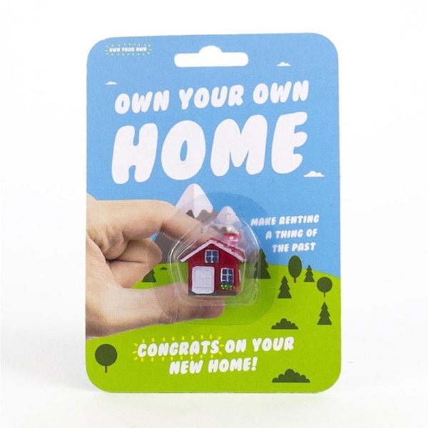 Gift Republic Own Your Own Home Mini House Small Kids Collectible Toy Novelty