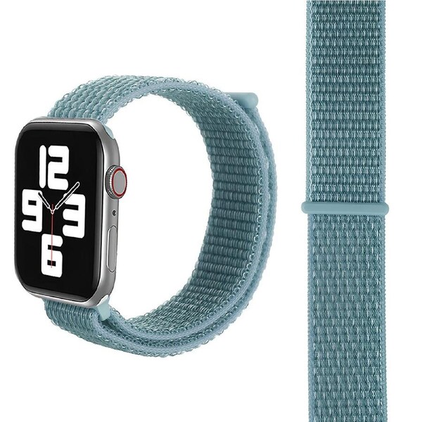 For Apple Watch SE,44-mm Case,Nylon Watch Band,Fastener,Lime Green
