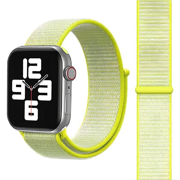 For Apple Watch Series 4,44-mm Case,Nylon Watch Band,Fastener,Green
