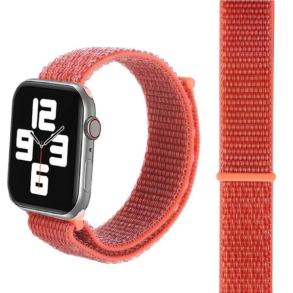 For Apple Watch Series 4,40-mm Case,Nylon Watch Band,Fastener,Apricot