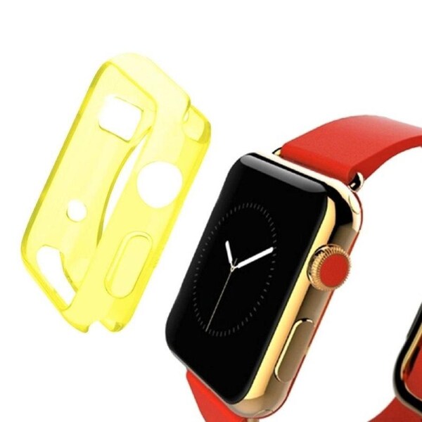 For Apple Watch Series 0,42-mm Case,Slim TPU Protective Cover,Yellow