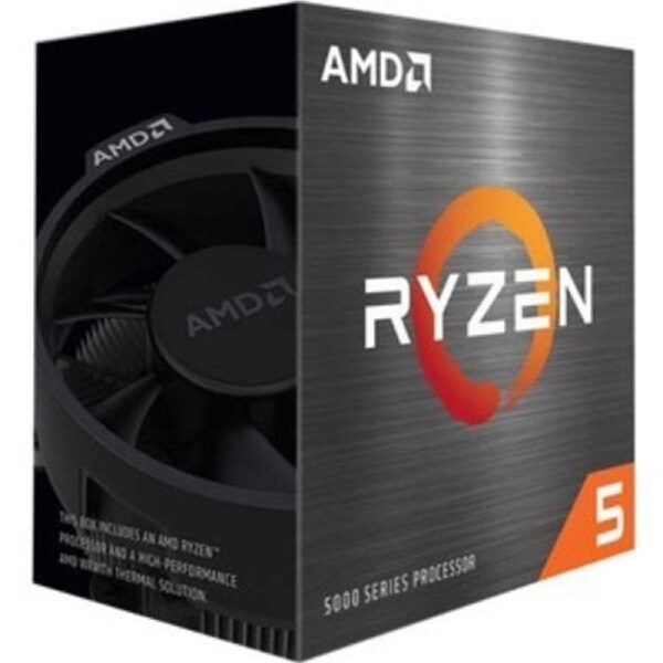 AMD Ryzen 5 5000 5600X Hexa-core (6 Core) 3.70 GHz Processor - Retail Pack - 32 MB L3 Cache - 3 MB L2 Cache - 64-bit Processing - 4.60 GHz Speed - 7
