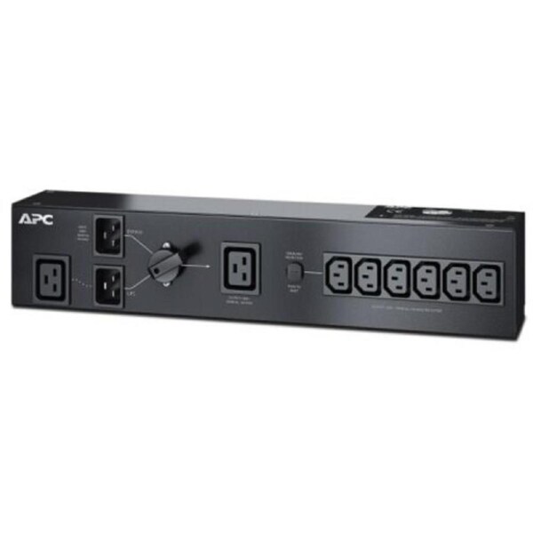 APC by Schneider Electric SBP3000RMI PDU - IEC 60320 C20 - 1 x IEC 60320 C19, 6 x IEC 60320 C13 - 230 V AC Input - 230 V AC Output - 3 kW -