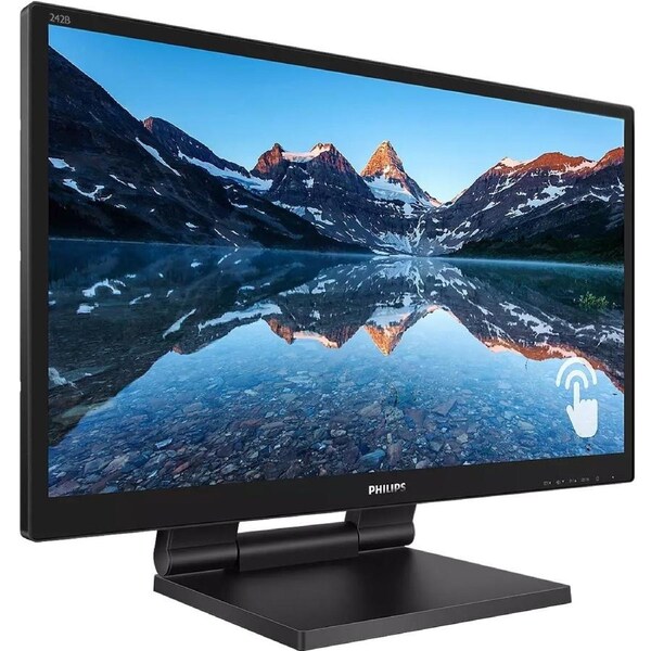 Philips 242B9T 24" Class LCD Touchscreen Monitor - 16:9 - 5 ms - 23.8" Viewable - Projected Capacitive - 10 Point(s) Multi-touch