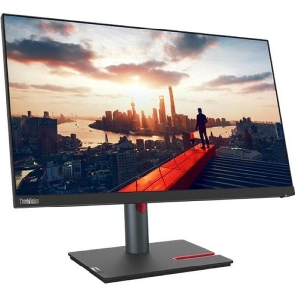 Lenovo ThinkVision P24h-30 24" Class WQHD LCD Monitor - 16:9 - 23.8" Viewable - In-plane Switching (IPS) Technology - WLED Backlight - 2560 x 1440 -