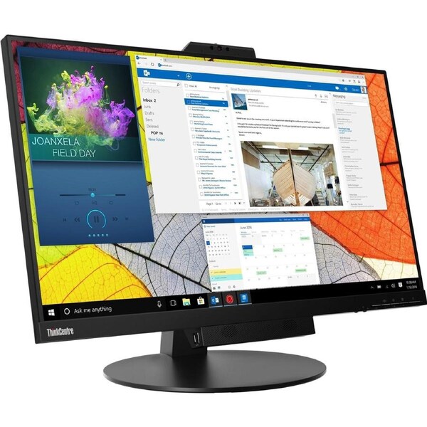 Lenovo ThinkCentre Tiny-In-One 27 27" Class Webcam WQHD LCD Monitor - 16:9 - Black - 27" Viewable - In-plane Switching (IPS) Technology - WLED - 2560