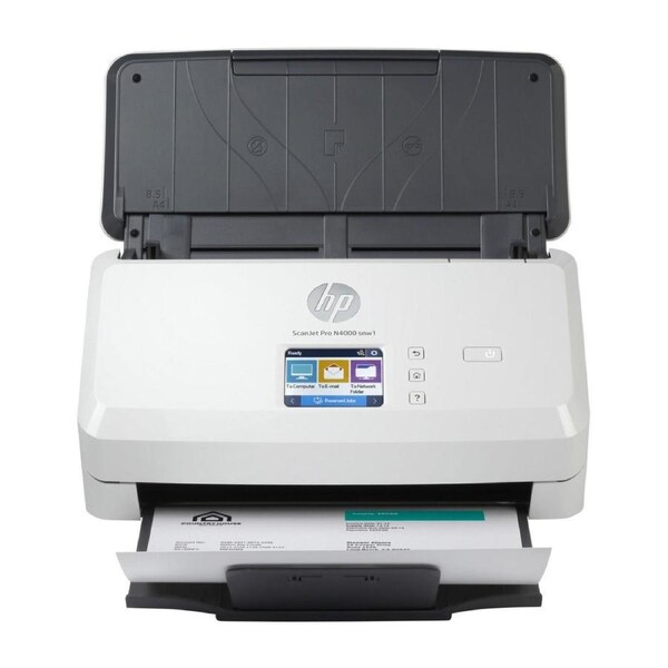 HP ScanJet Pro N4000 snw1 Sheetfed Scanner - 600 dpi Optical - 48-bit Color - 40 ppm (Mono) - 40 ppm (Color) - Duplex Scanning - USB