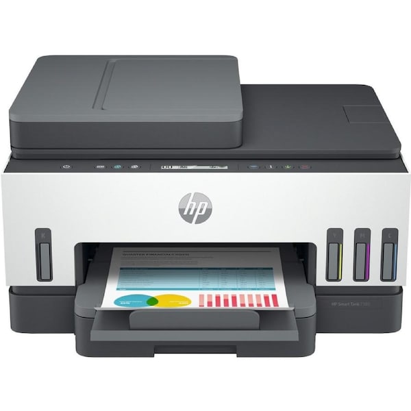 HP Smart Tank 7305 Wireless Inkjet Multifunction Printer - Colour - Copier/Printer/Scanner - 23 ppm Mono/22 ppm Color Print - 48
