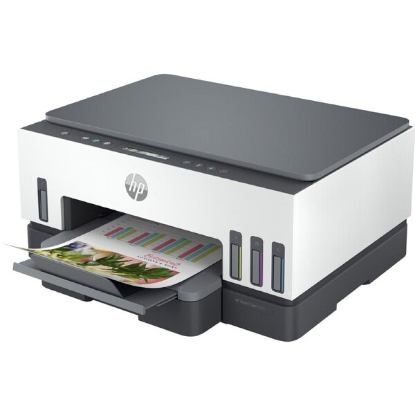 HP Smart Tank 7005 Wireless Inkjet Multifunction Printer - Colour - Copier/Printer/Scanner - 23 ppm Mono/22 ppm Color Print - 48