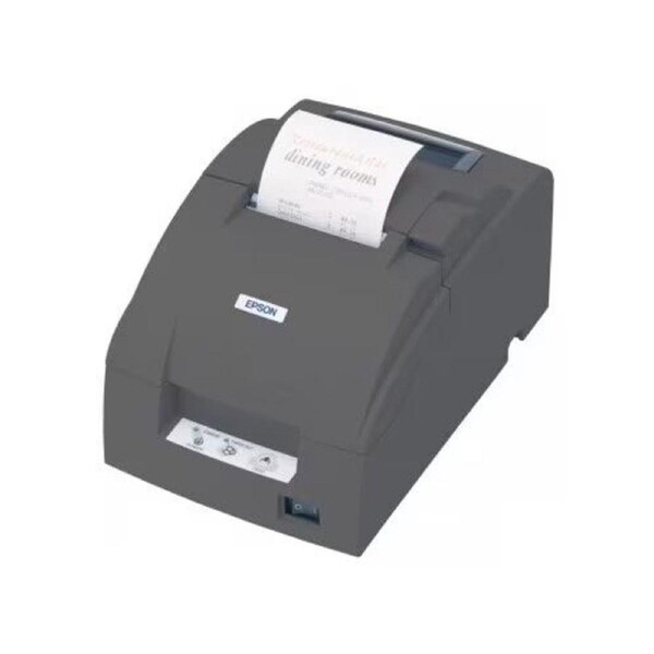 Epson TM-U220B Dot Matrix Printer - Monochrome - Receipt Print - USB - Dark Grey - 6 lps Mono - 58 mm, 70 mm, 77 mm Width - For PC