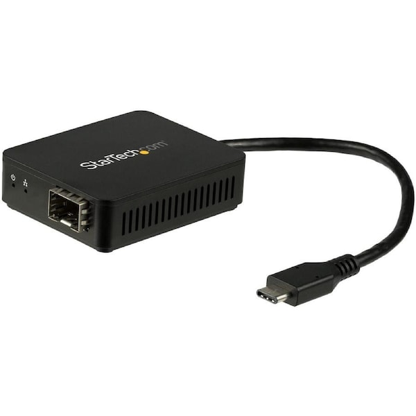 StarTech.com Transceiver/Media Converter - Connect to a GbE network through your laptop's USB-C port using the Gigabit SFP of yo